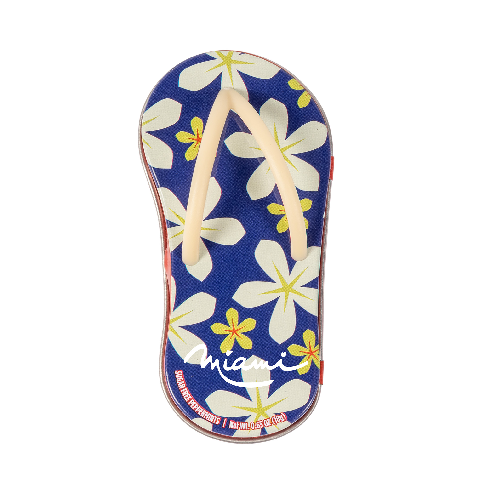 Floral Blue Flip Flop Mint Tin