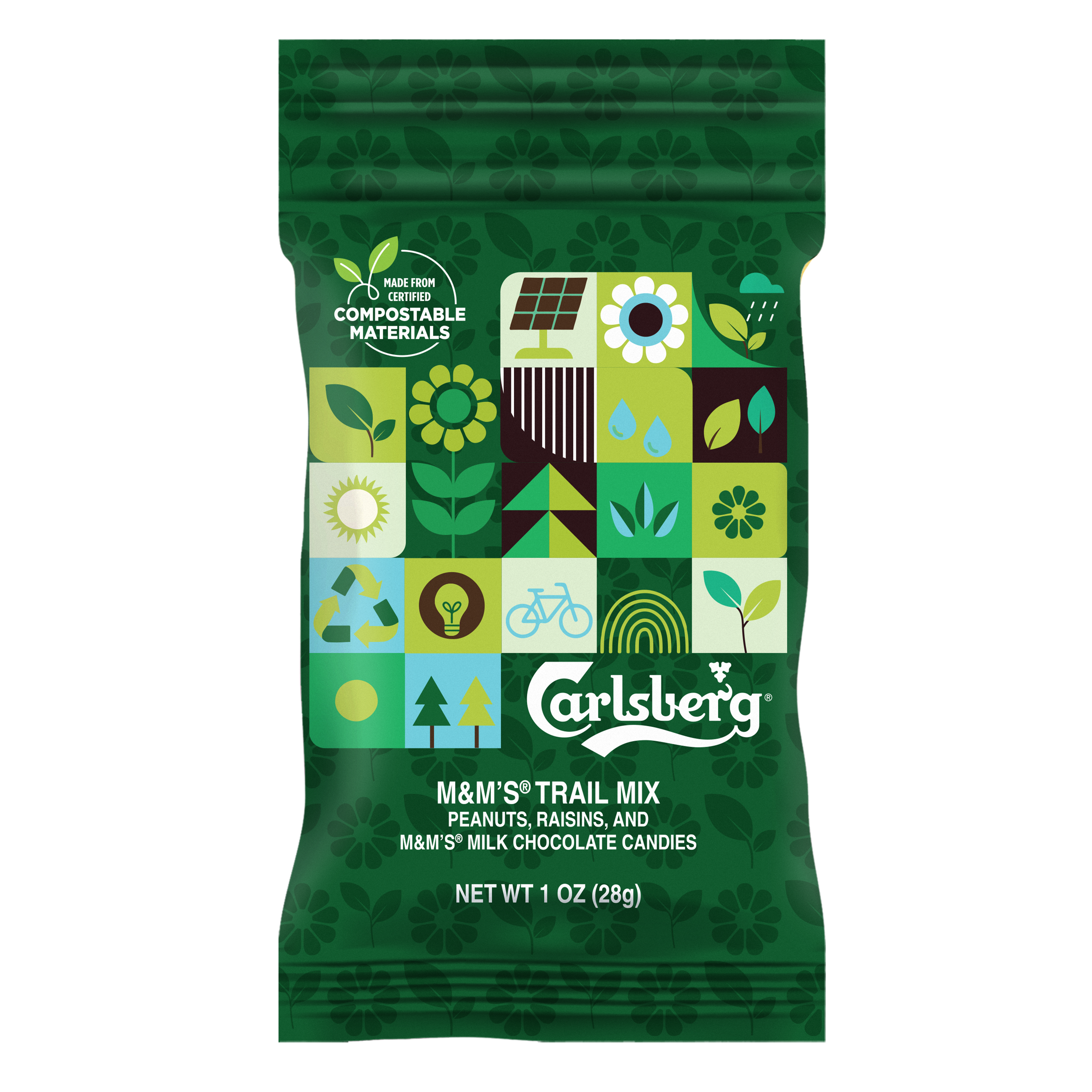 1oz ECO-Digibag, Full Color, Color Choice M&M'S Trail Mix