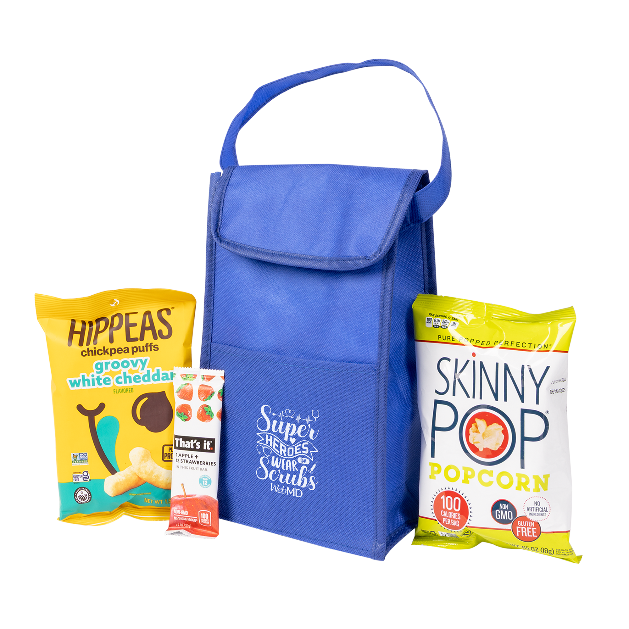 Insulated Lunch Bag with Healthy Snacks