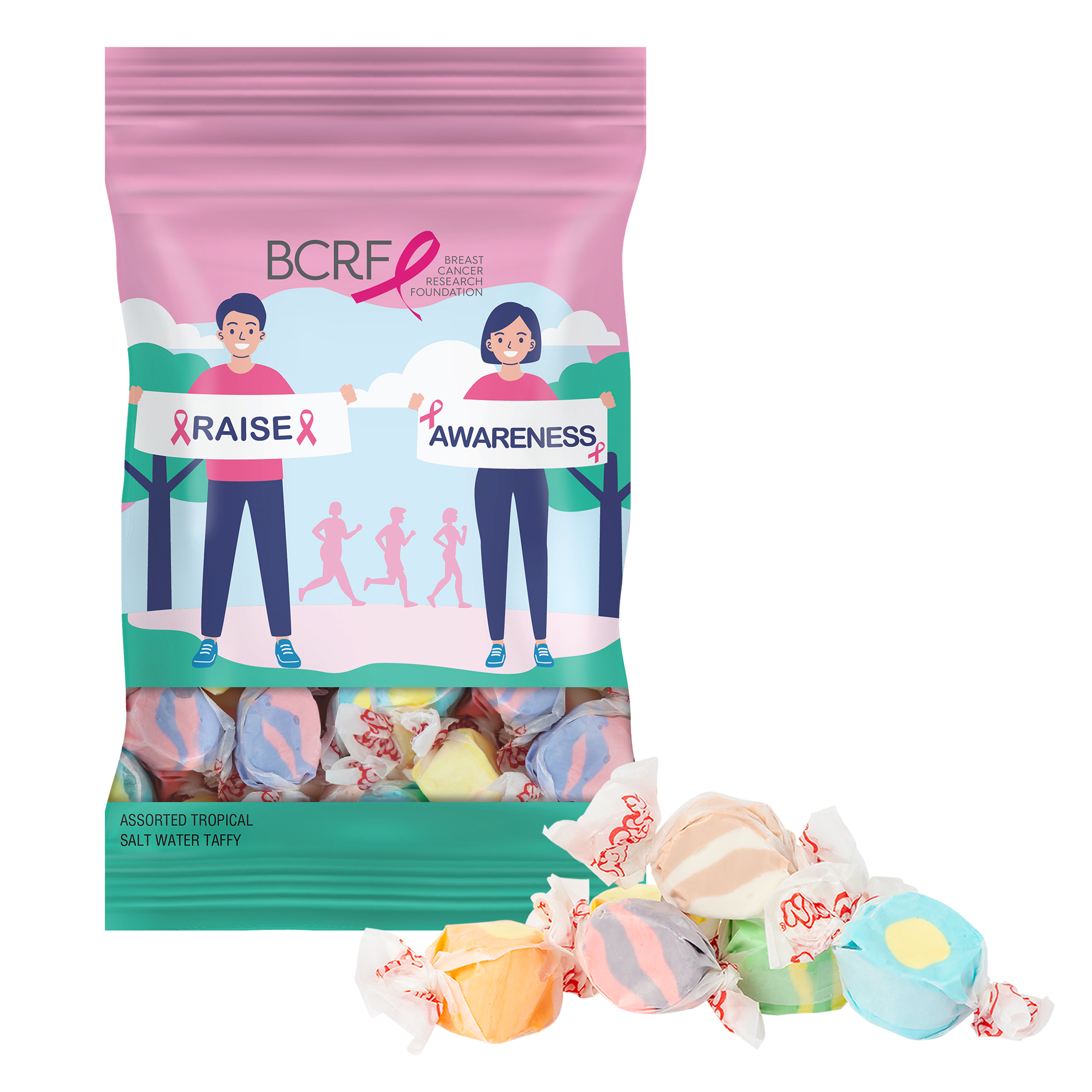 4 oz. Full Color Digibag&trade; with Tropical Salt Water Taffy