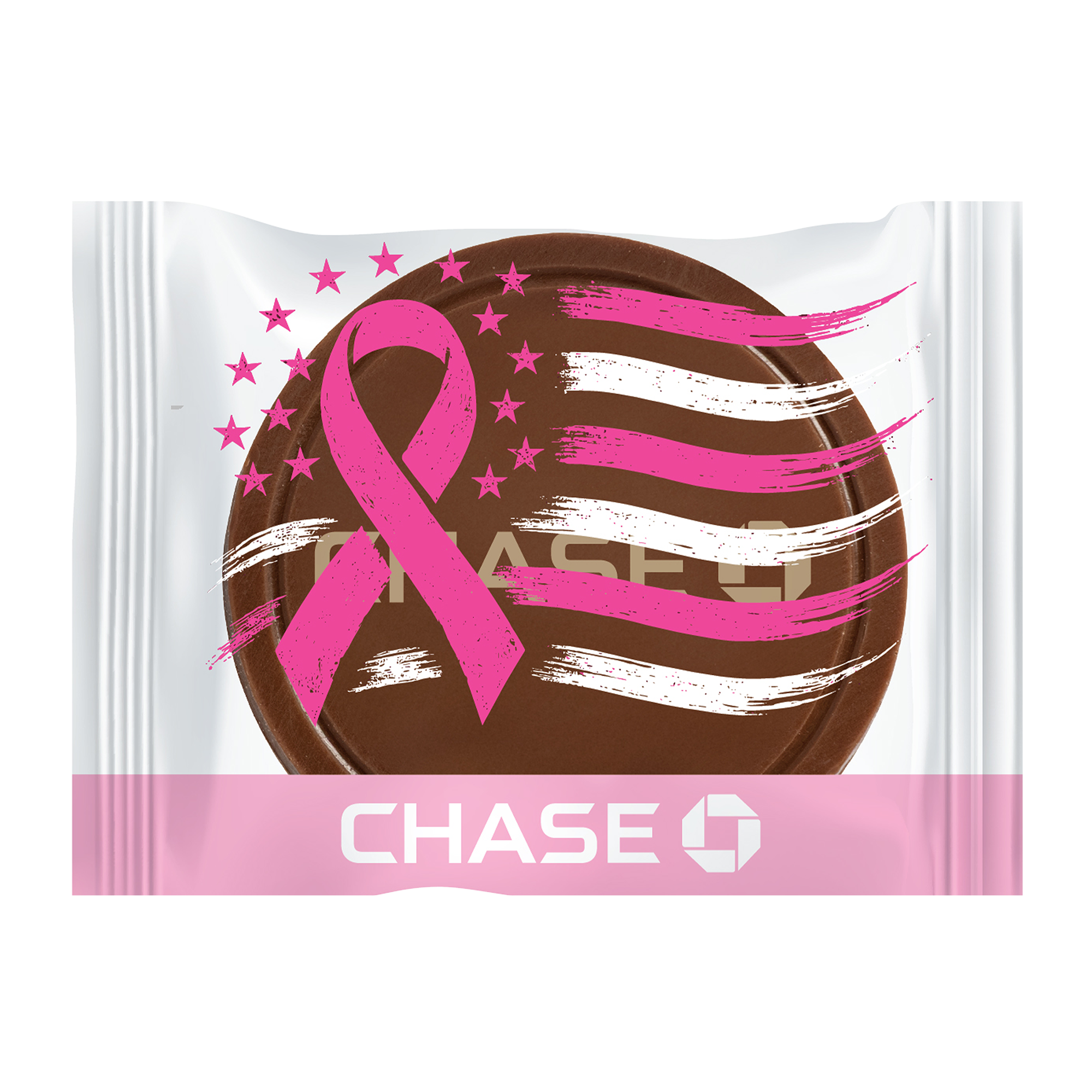 Etched Round Chocolate Cookie