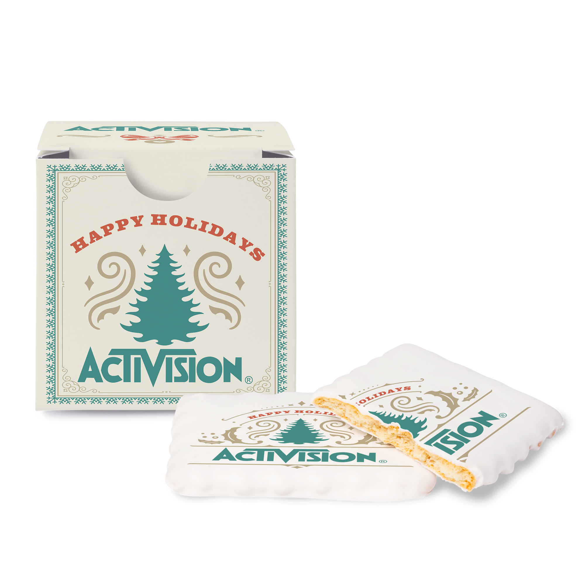 Desk Drop with Custom Iced Cookie- Rectangle