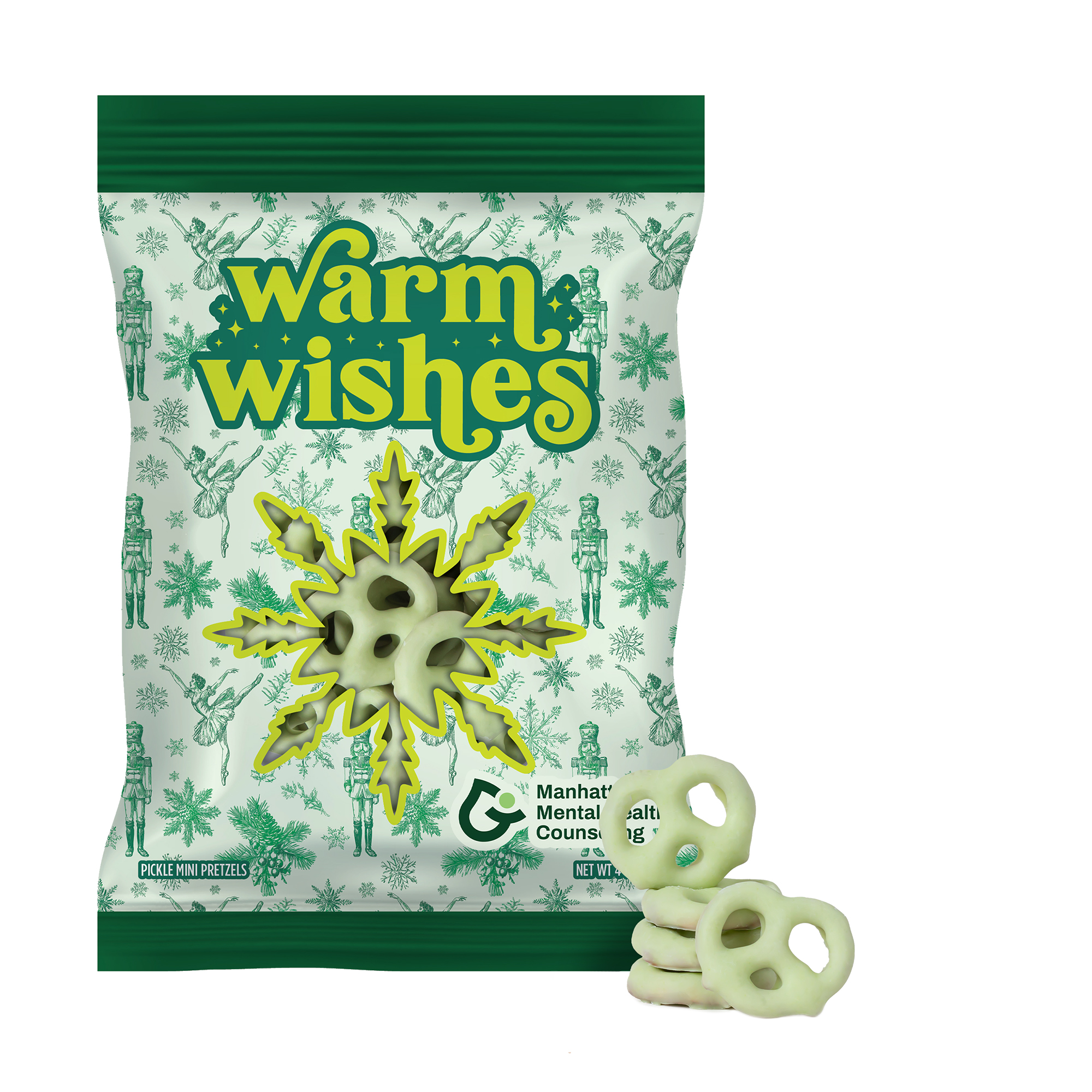 Picklelicious Mini Pretzels 4oz. Digibag