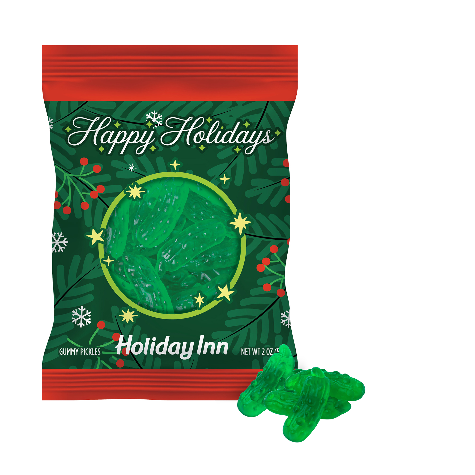 Picklelicious Dill Pickle Gummies 2oz. Digibag