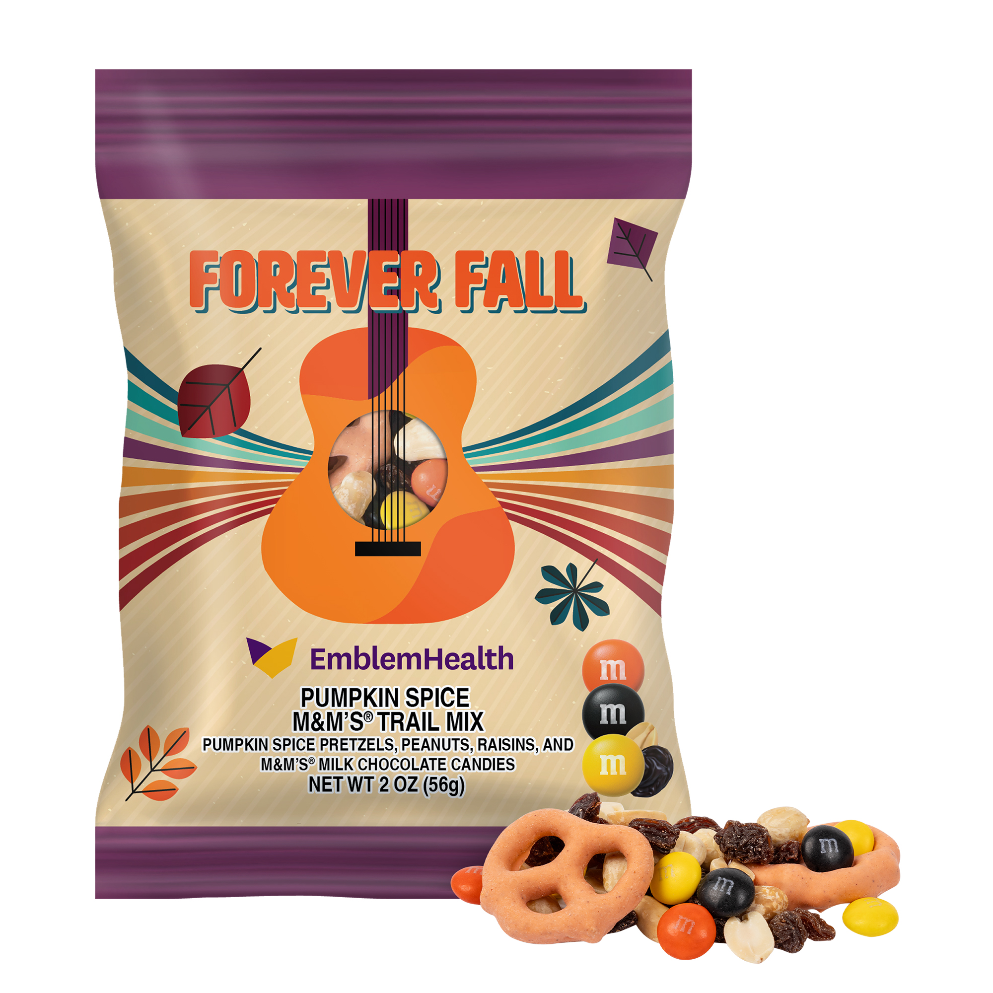 2oz Digibag, Fall Harvest M&M Snack Mix