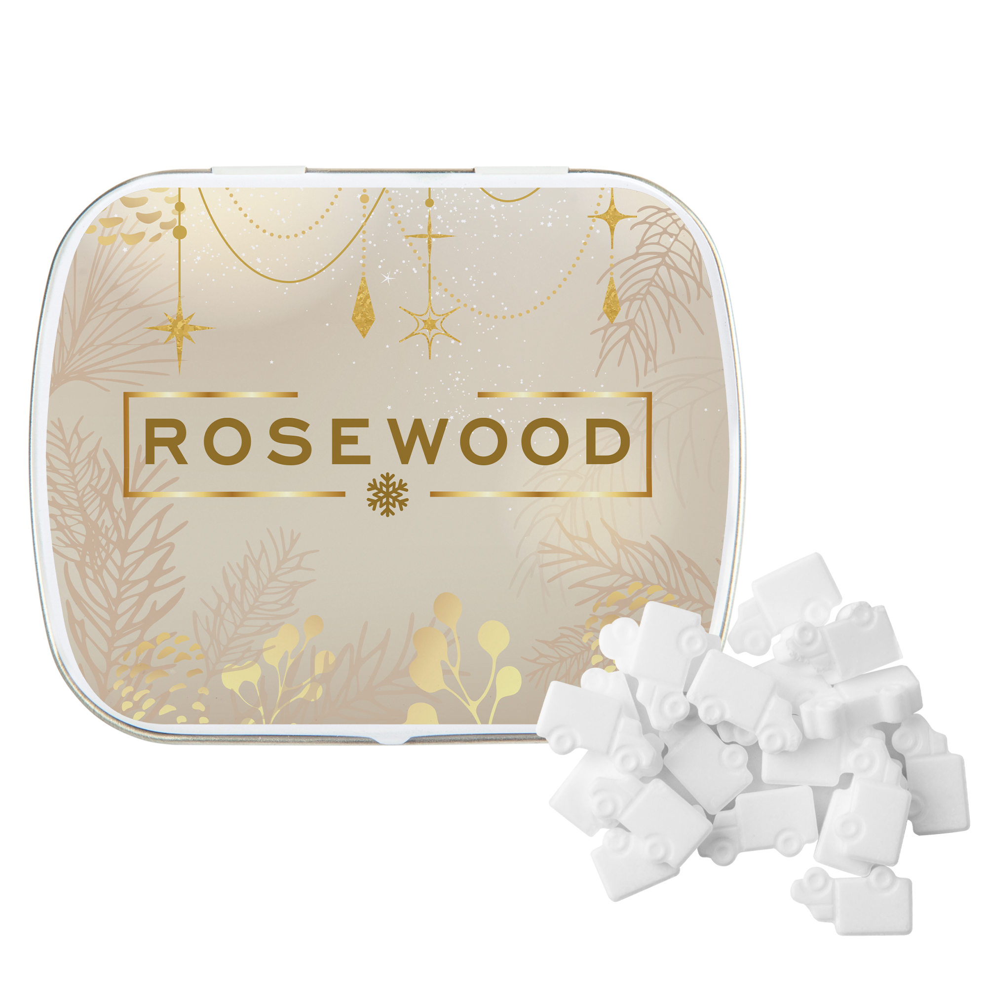 Domed Tin with Truck Shaped Mints